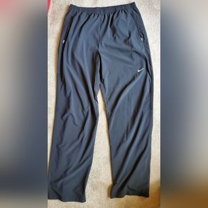 Mens black Nike dri fit pants sz large